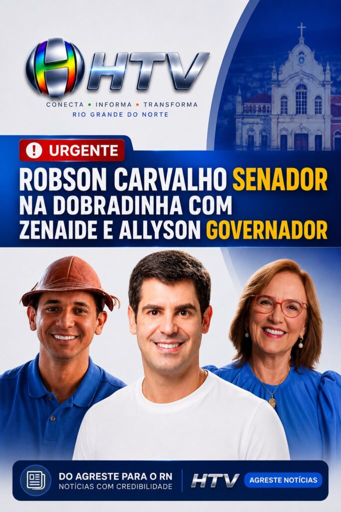 Robson Carvalho Senador na dobradinha com Zenaide e Allyson Governador